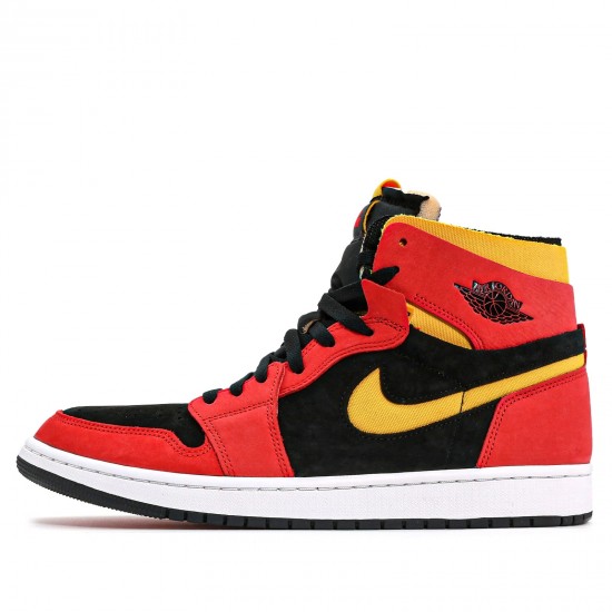 Scarpe Jordan 1 High Zoom Scarpe CMFT Black Chile Red Uomo/Donna AJ1 CT0978-006