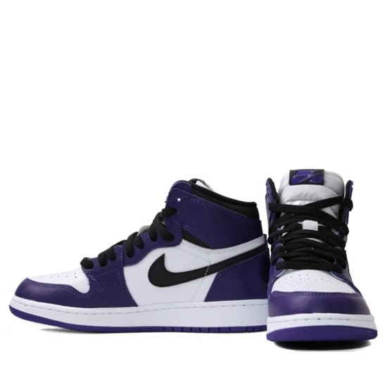 Scarpe Jordan 1 Retro High "Court Purple White" Donna/Uomo AJ1 575441-500