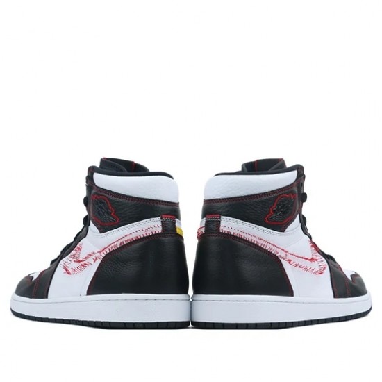 Scarpe Jordan 1 Retro High Defiant"White Black Gym Red" Uomo/Donna AJ1 CD6579-071