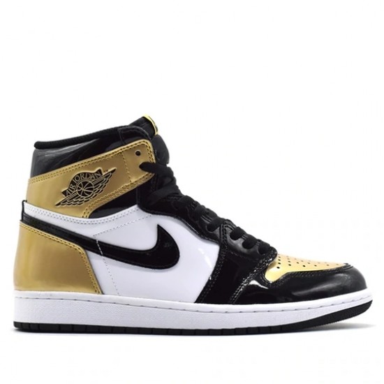 Scarpe Jordan 1 Retro High NRG Patent Gold Toe Donna/Uomo AJ1 861428-007