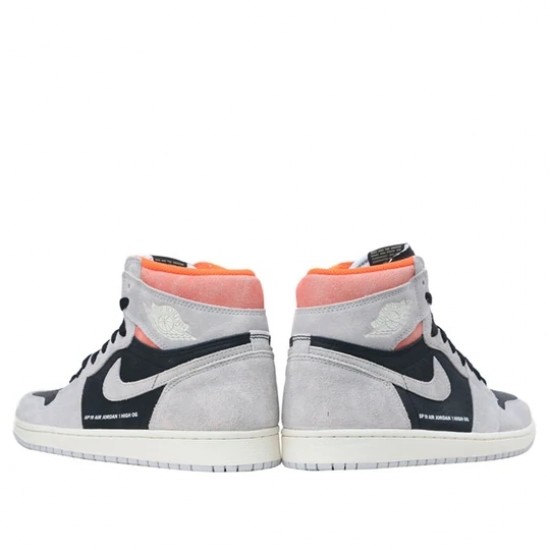 Scarpe Jordan 1 Retro High "Neutral Grey Hyper Crimson" Uomo/Donna AJ1 555088-018