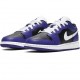 Scarpe Jordan 1 Low Court Purple Black Donna/Uomo AJ1 553560-501