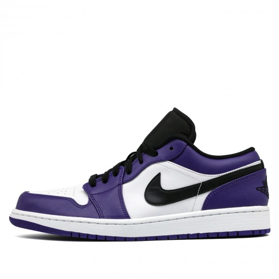 Scarpe Jordan 1 Low Court Purple White Uomo/Donna AJ1 553558-500