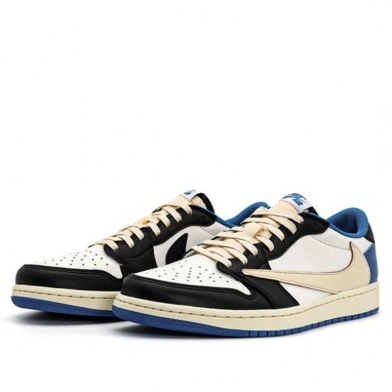 Scarpe Jordan 1 Low "FragUomot x Travis Scott" Donna/Uomo AJ1 DM7866-140