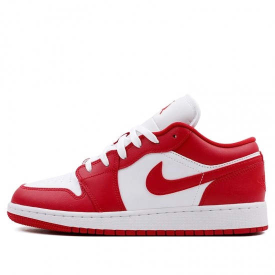 Scarpe Jordan 1 Low Gym Red White Donna/Uomo AJ1 553560-611