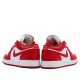 Scarpe Jordan 1 Low "Gym Red White" Donna/Uomo AJ1 553560-611