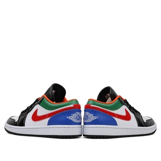 Scarpe Jordan 1 Low Multi-Color Black Toe Donna/Uomo AJ1 CZ4776-101