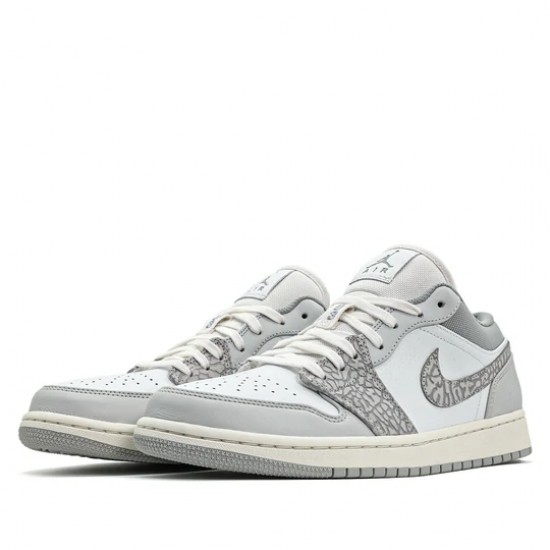 Scarpe Jordan 1 Low PRM "Smoke Grey Elephant" Donna/Uomo AJ1 DH4269-100