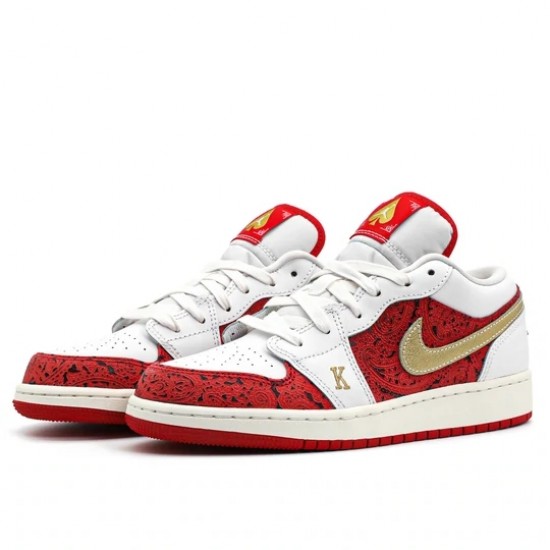 Scarpe Jordan 1 Low "Spades" Uomo/Donna AJ1 DJ5186-100