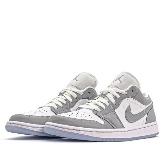 Scarpe Jordan 1 Low "Wolf Grey" Uomo/Donna AJ1 DC0774-105