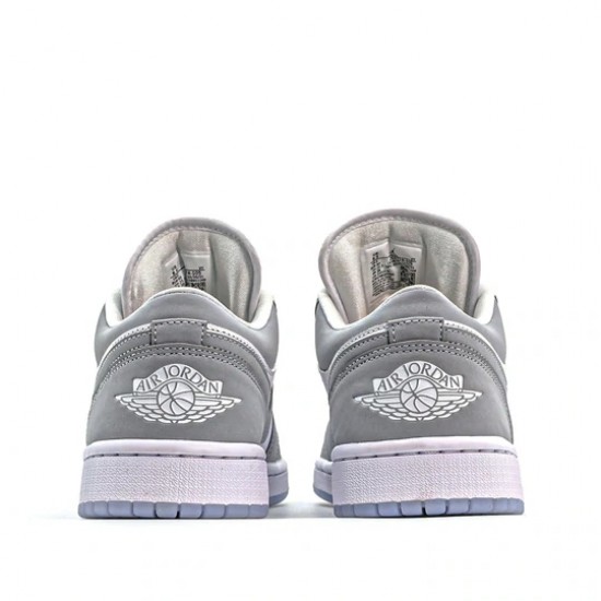 Scarpe Jordan 1 Low Wolf Grey Uomo/Donna AJ1 DC0774-105