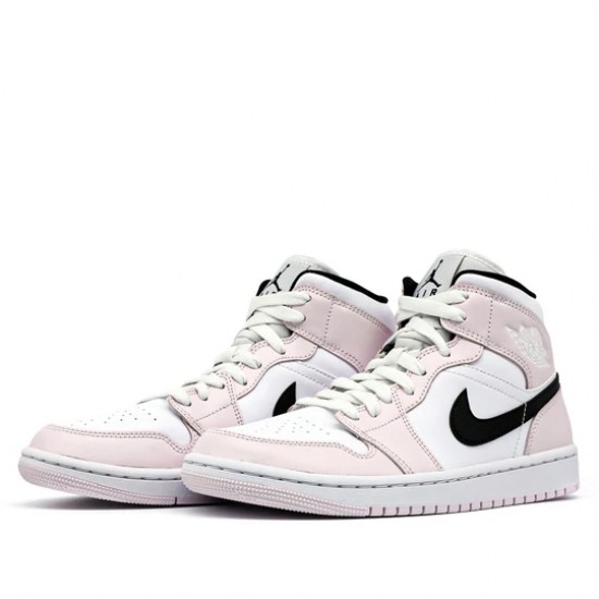 Scarpe Jordan 1 Mid Barely Rose Donna/Uomo AJ1 BQ6472-500