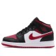 Scarpe Jordan 1 Mid Bred Toe Donna/Uomo AJ1 554725-066