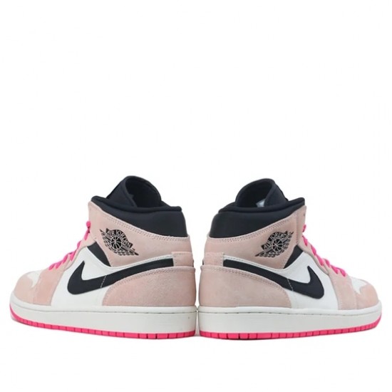 Scarpe Jordan 1 Mid Crimson Tint Donna/Uomo AJ1 852542-801