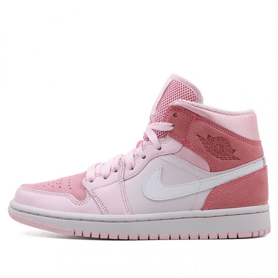 Scarpe Jordan 1 Mid Digital Pink Donna AJ1 CW5379-600