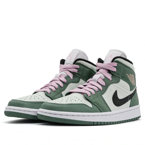 Scarpe Jordan 1 Mid "Dutch Green" Uomo/Donna AJ1 CZ0774-300