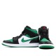 Scarpe Jordan 1 Mid Green Toe Donna/Uomo AJ1 554724-067