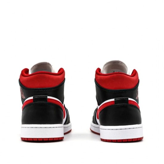 Scarpe Jordan 1 Mid Gym Red Black White Donna/Uomo AJ1 554724-122