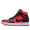 Scarpe Jordan 1 Mid "Hot Punch Black" Donna/Uomo AJ1 BQ6472-600