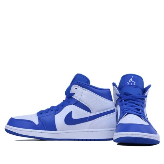 Scarpe Jordan 1 Mid "Hyper Royal" Uomo/Donna AJ1 554724-114