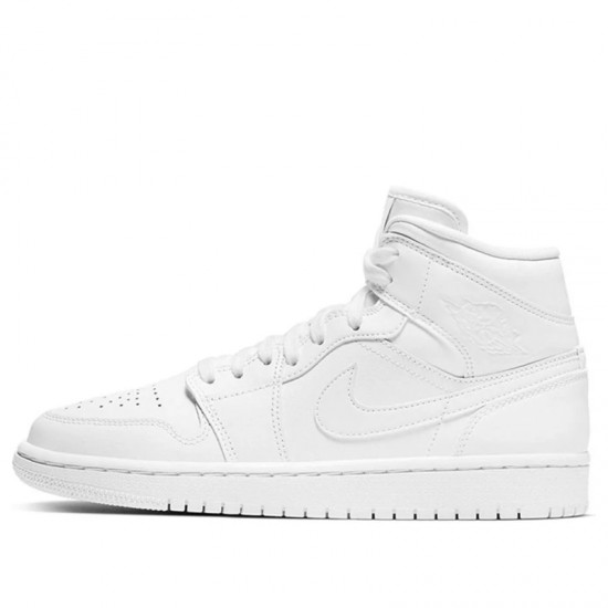 Scarpe Jordan 1 Mid Ivory White Donna AJ1 BQ6472-112