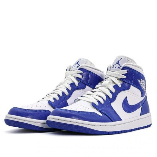 Scarpe Jordan 1 Mid Kentucky Blue Uomo/Donna AJ1 BQ6472-104