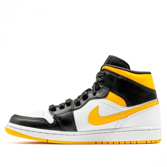 Scarpe Jordan 1 Mid Laser Orange Black Donna/Uomo AJ1 CV5276-107