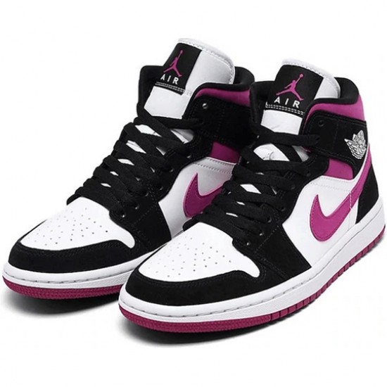 Scarpe Jordan 1 Mid Magenta Uomo/Donna AJ1 BQ6472-005