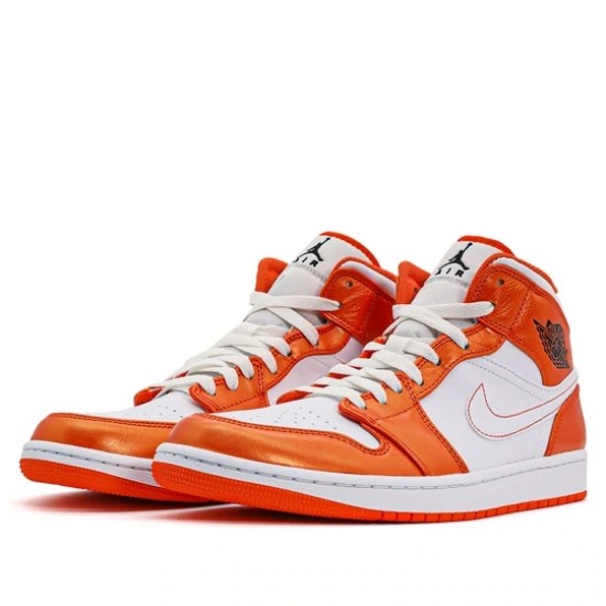 Scarpe Jordan 1 Mid Metallic Orange Donna/Uomo AJ1 DB2822-107