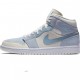 Scarpe Jordan 1 Mid Mixed Textures Blue Uomo/Donna AJ1 DA4666-100