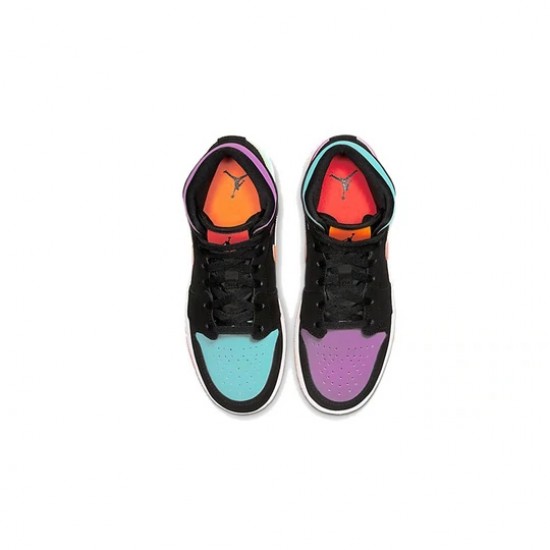 Scarpe Jordan 1 Mid Multi-Color Donna/Uomo AJ1 554725-083