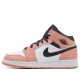 Scarpe Jordan 1 Mid Pink Quartz Donna/Uomo AJ1 555112-603