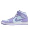 Scarpe Jordan 1 Mid "Purple Aqua" Donna/Uomo AJ1 554725-500