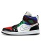 Scarpe Jordan 1 Mid SE "Black White Multi-Color" Donna/Uomo AJ1 DB5454-001