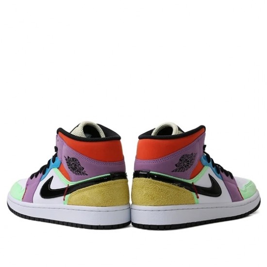 Scarpe Jordan 1 Mid SE Multi-Color Uomo/Donna AJ1 CW1140-100