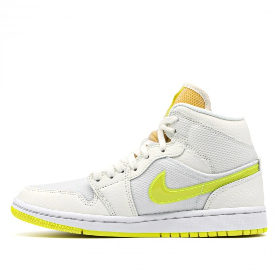 Scarpe Jordan 1 Mid SE "Voltage Yellow" Donna/Uomo AJ1 DB2822-107