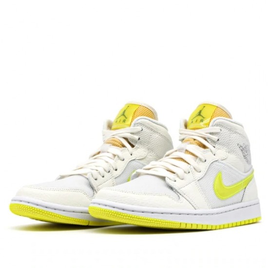 Scarpe Jordan 1 Mid SE Voltage Yellow Donna/Uomo AJ1 DB2822-107