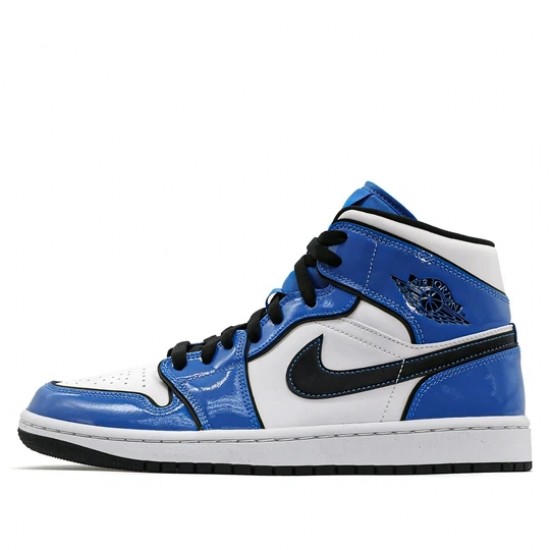 Scarpe Jordan 1 Mid Signal Blue Donna/Uomo AJ1 DD6834-402