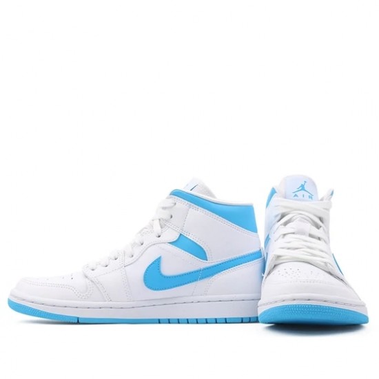 Scarpe Jordan 1 Mid UNC Uomo/Donna AJ1 BQ6472-114