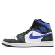 Scarpe Jordan 1 Mid White Black Racer Blue Uomo/Donna AJ1 554724-140