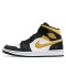 Scarpe Jordan 1 Mid "White Pollen Black" Donna/Uomo AJ1 554724-177