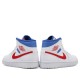 Scarpe Jordan 1 Mid White Red Royal Donna/Uomo AJ1 BQ6472-164