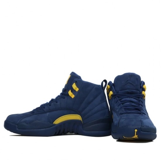 Scarpe Jordan XII Retro Michigan Uomo AJ12 BQ3180-407