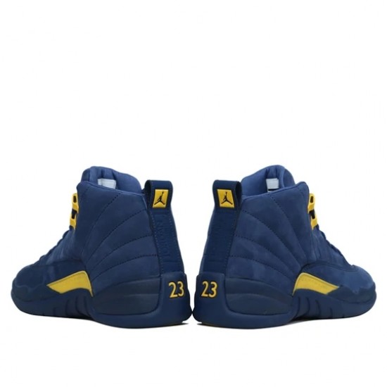 Scarpe Jordan XII Retro Michigan Uomo AJ12 BQ3180-407