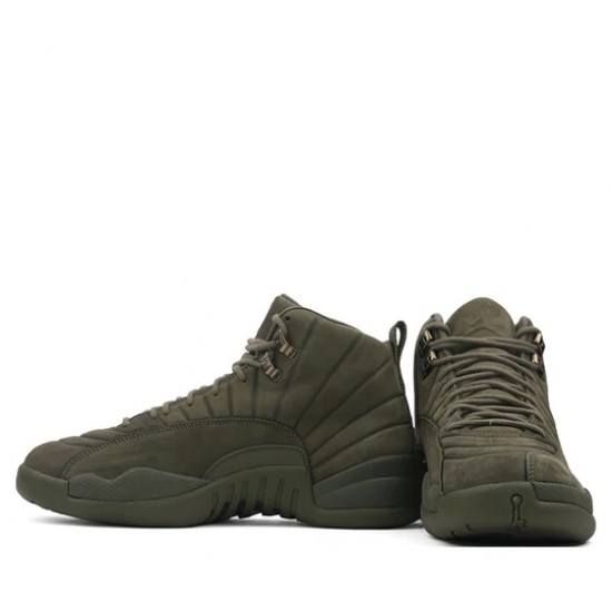 Scarpe Jordan XII Retro PSNY Olive Uomo AJ12 AA1233-200