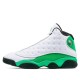 Scarpe Jordan XIII Retro White Lucky Green Uomo/Donna AJ13 DB6537-113