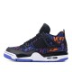 Scarpe Jordan 4 Retro Black Rush Violet Uomo/Donna AJ4 BQ9043-005