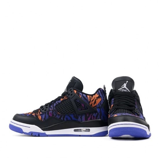 Scarpe Jordan 4 Retro Black Rush Violet Uomo/Donna AJ4 BQ9043-005