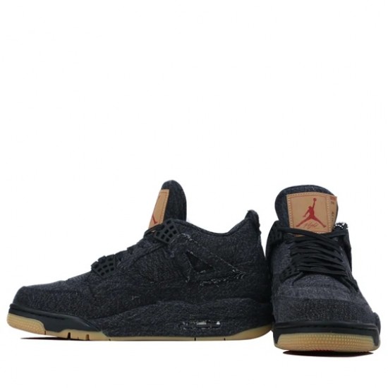 Scarpe Jordan 4 Retro Levis Black Uomo/Donna AJ4 AO2571-001