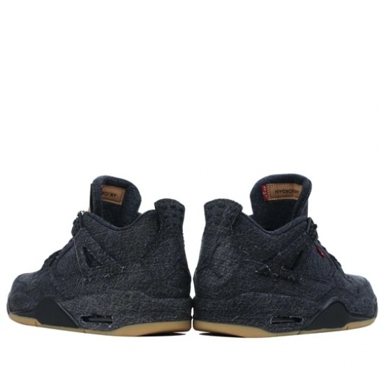 Scarpe Jordan 4 Retro "Levi's Black" Uomo/Donna AJ4 AO2571-001